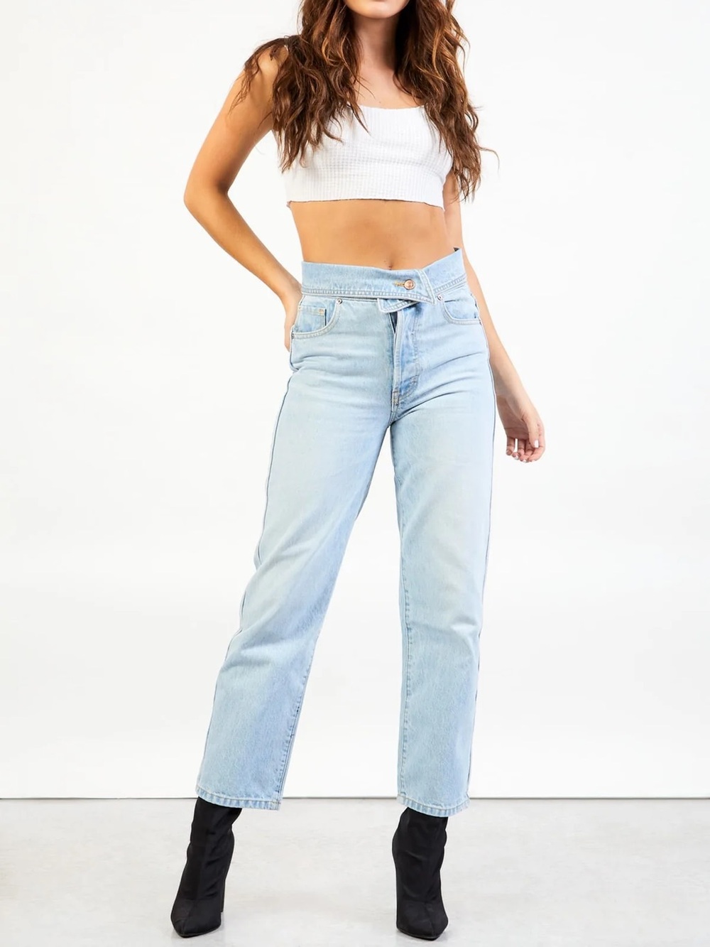 Revice Jeans High-Waisted Straight Leg Light Blue Women’s Jeans